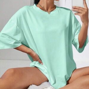 Mint Green Oversized T-Shirt